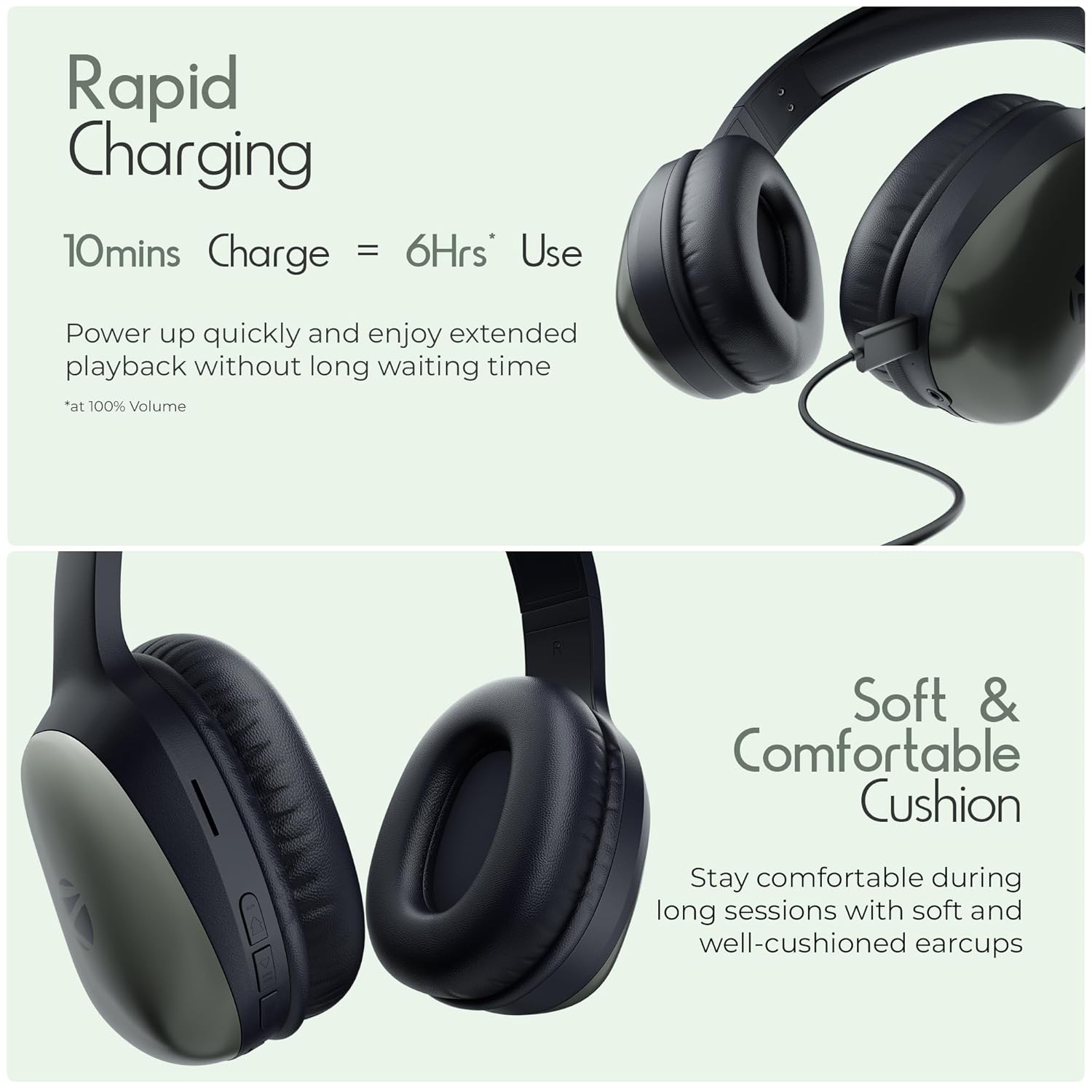 ZEBRONICS Thunder Pro Wireless Over Ear Headphone - Image 4