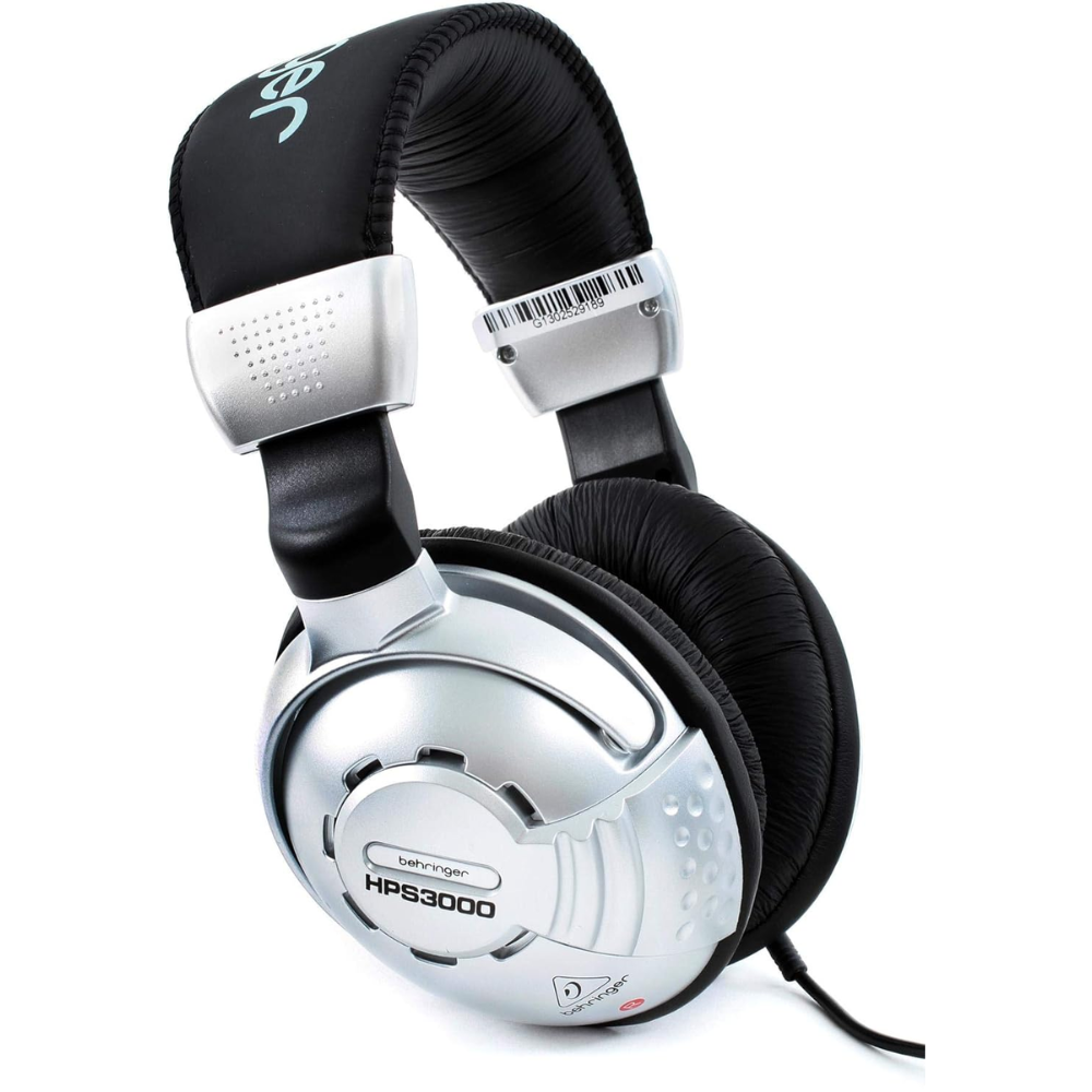 Behringer HPS3000 Studio Wired Over Ear Headphones Without Mic Black