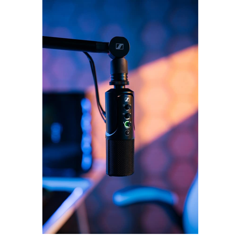 Sennheiser Profile Streaming Set with USB Mic, Boom Arm and Pouch | Plug & Play Design, for Podcasting & Streaming | Cardioid Condenser Capsule | 3m USB-C Cable Included | Black - Image 4