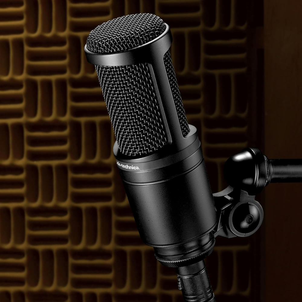 Audio-Technica AT2020 Cardioid Condenser Studio XLR Microphone, Ideal for Project/Home Studio Applications - Image 5