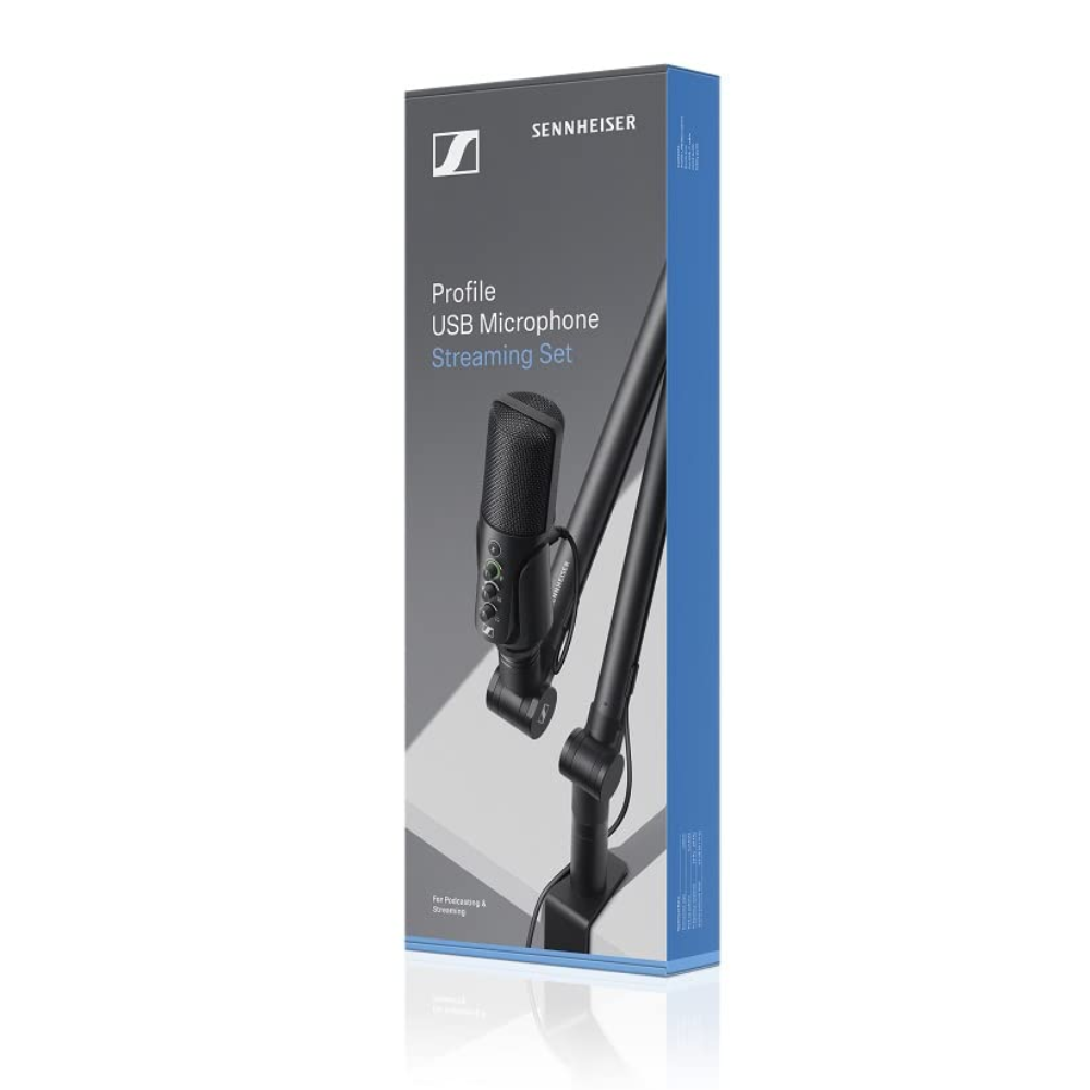 Sennheiser Profile Streaming Set with USB Mic, Boom Arm and Pouch | Plug & Play Design, for Podcasting & Streaming | Cardioid Condenser Capsule | 3m USB-C Cable Included | Black - Image 7