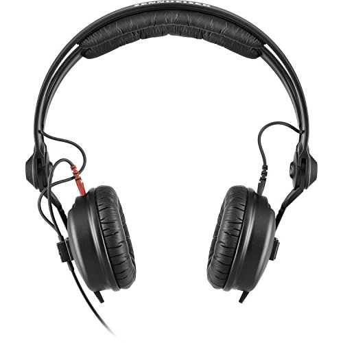Sennheiser HD 25 Plus Professional DJ Headphones | Dynamic, Closed?Back | Rotatable Ear Cup | Includes Spare Earpads | Straight/Coiled Cables | Ideal for DJ Mixing, Live Monitoring, Studio Work - Image 2