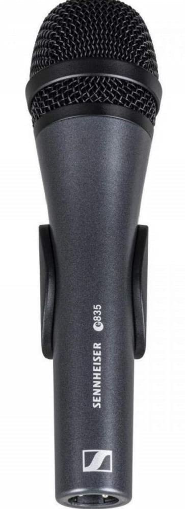 Sennheiser E 835 Cardioid Dynamic Handheld Microphone | Clear & Powerful Vocals | Feedback Rejection | Rugged Metal Body | 40 Hz?16 kHz FR | Ideal for Live Performance, Presentation & Studio Recording - Image 2