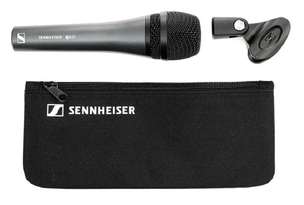 Sennheiser E 835 Cardioid Dynamic Handheld Microphone | Clear & Powerful Vocals | Feedback Rejection | Rugged Metal Body | 40 Hz?16 kHz FR | Ideal for Live Performance, Presentation & Studio Recording - Image 4
