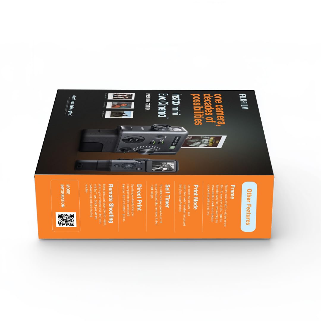 Fujifilm instax mini Evo Cinema? Premium Edition with 20 Shots of instax mini Instant Film - Image 6