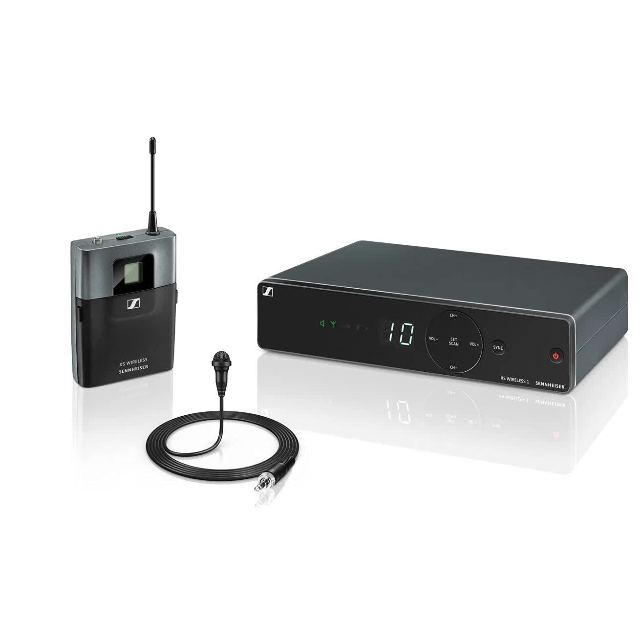 Sennheiser XSW?1-ME2-A Wireless Lavalier Microphone System | Omnidirectional ME?2 Clip-On Mic| Up to 10 Compatible Channels | Ideal for Presenters, Interviews, Conferences & Live Events