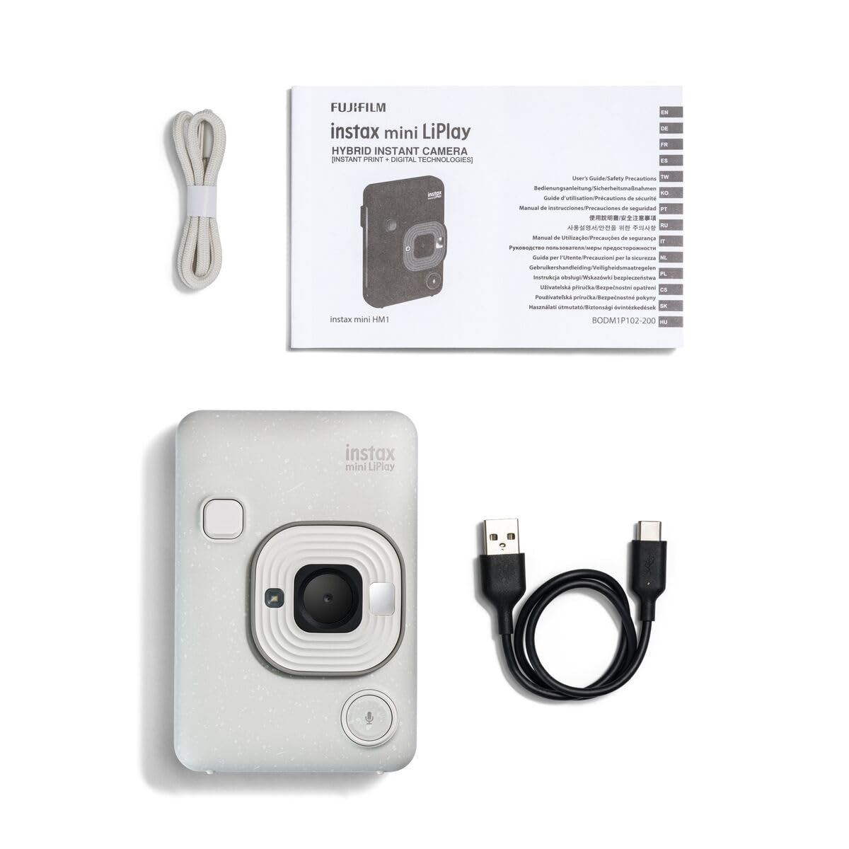 FUJIFILM Instax Mini LiPlay Hybrid Instant Camera (White) - Image 5