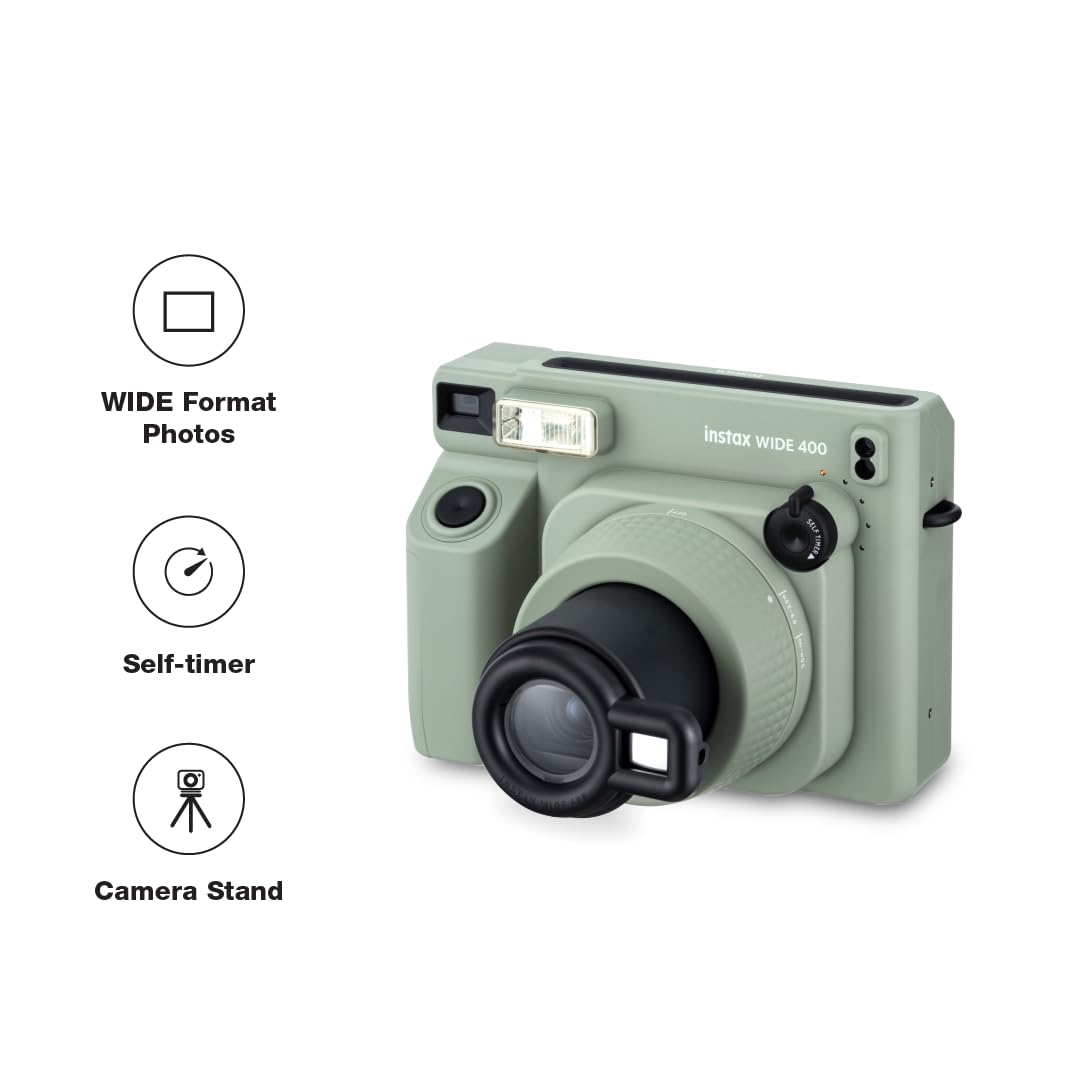 Fujifilm Instax Wide 400 Starter Kit Plus Green - 20 Shots - Image 2