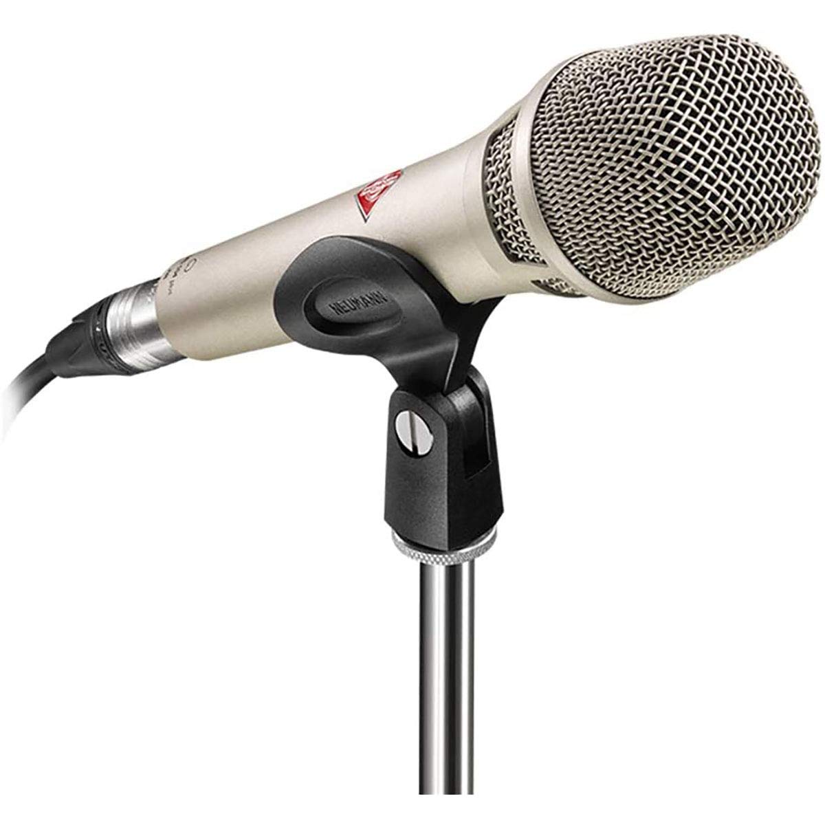 Neumann KMS?104 Handheld Condenser Vocal Microphone |Nickel | Supercardioid Pickup Pattern | 20?Hz?20?kHz FR | High SPL Handling | Perfect for Live Vocal Performances, Studio Recording & Broadcast - Image 2