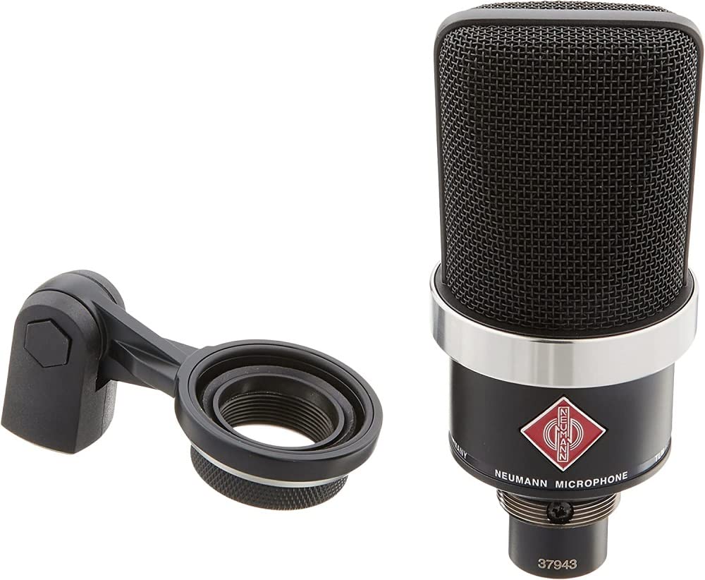 Neumann TLM?102 Large?Diaphragm Cardioid Condenser Microphone | Wide Frequency Response | 20?Hz?20?kHz | Smooth Vocals | Ideal for Studio Vocals, Voiceovers, Podcasting, Instruments & Broadcast