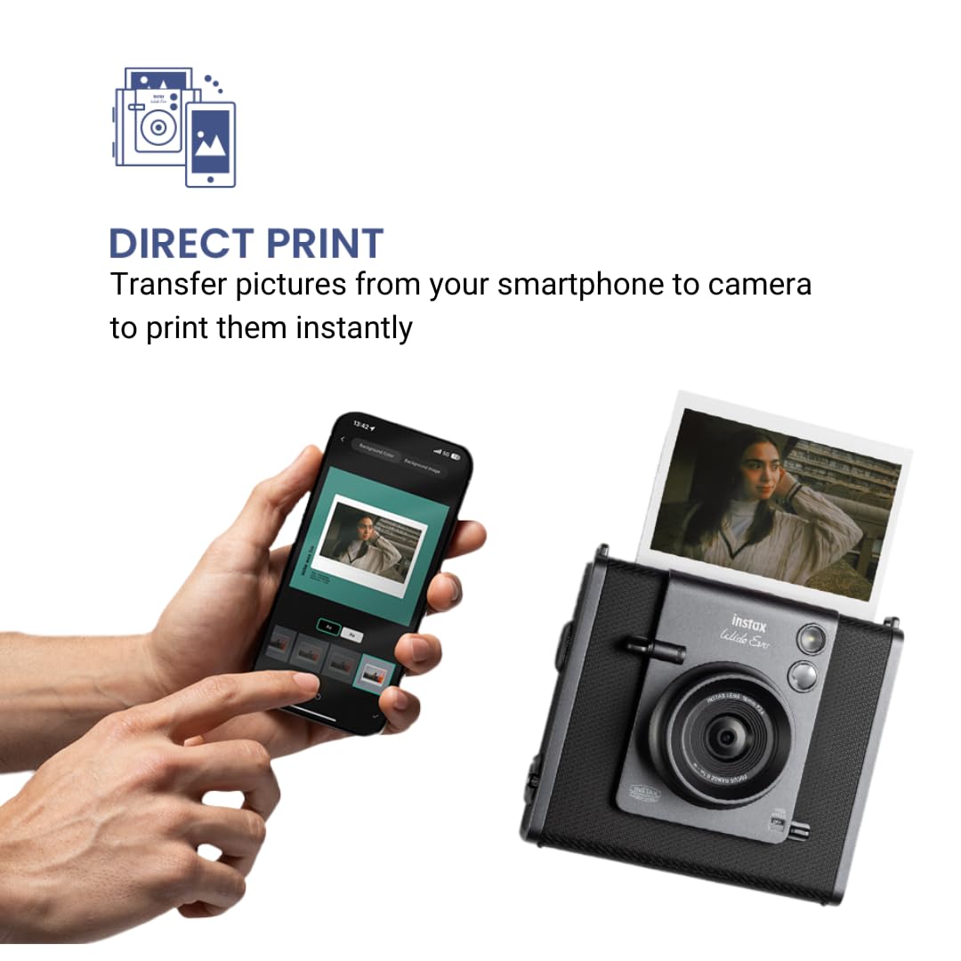 Fujifilm Instax Wide Evo Premium Edition Combo Box with 20 Shots Wide Films - Image 3