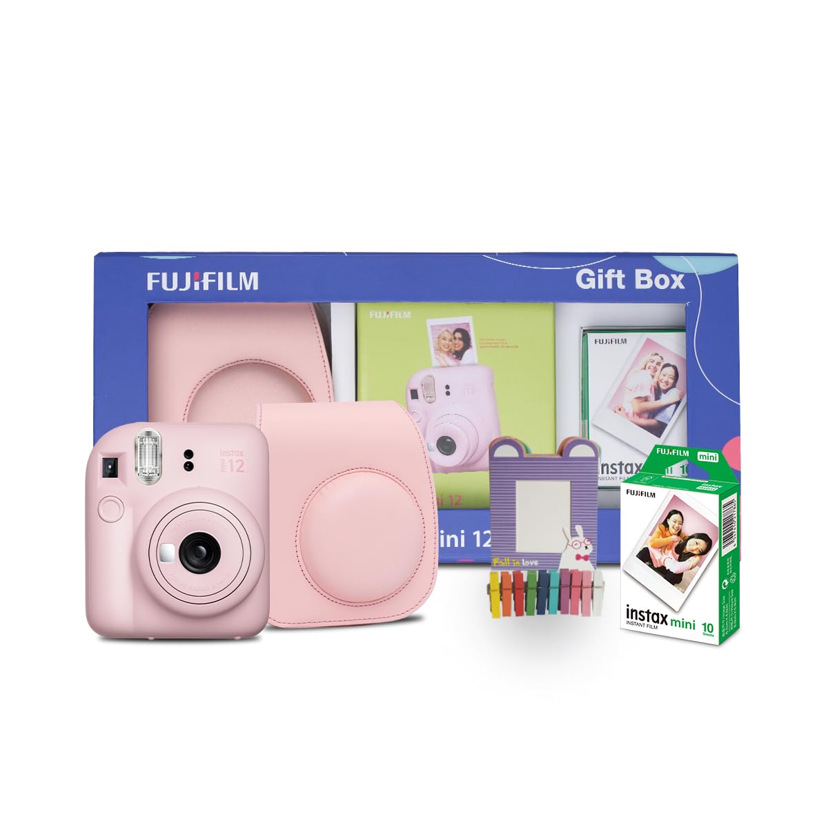 Fujifilm Instax Mini 12 Gift Box with 10 Shots- Pink