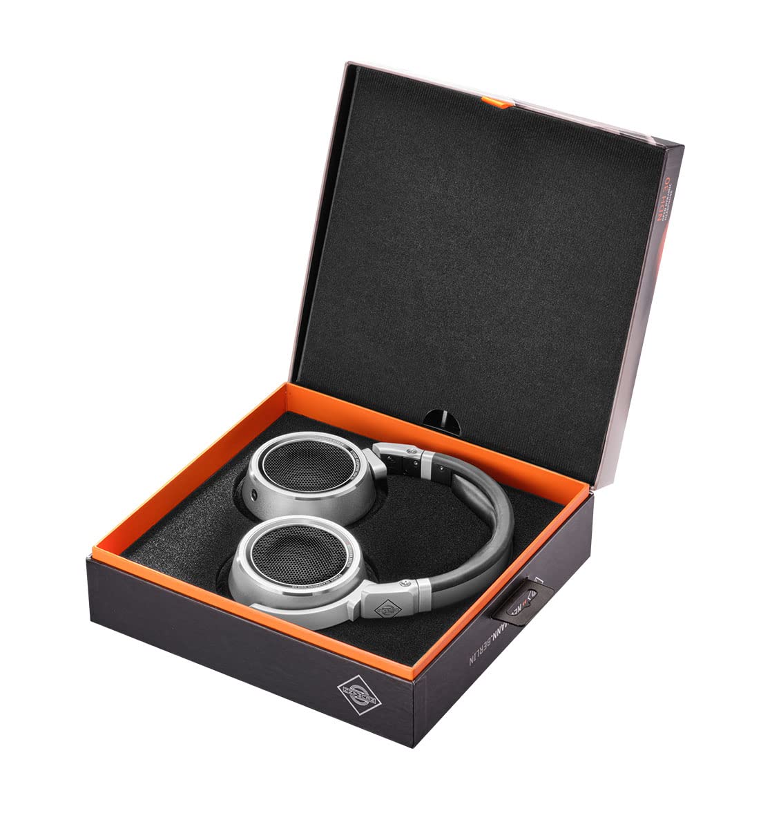 Neumann NDH 30 Open-Back Headphones for Professional Mixing, Mastering, Twitch, YouTube, Podcast, Production, High Definition Music Listening, Titanium, Wired (509111) - Image 5