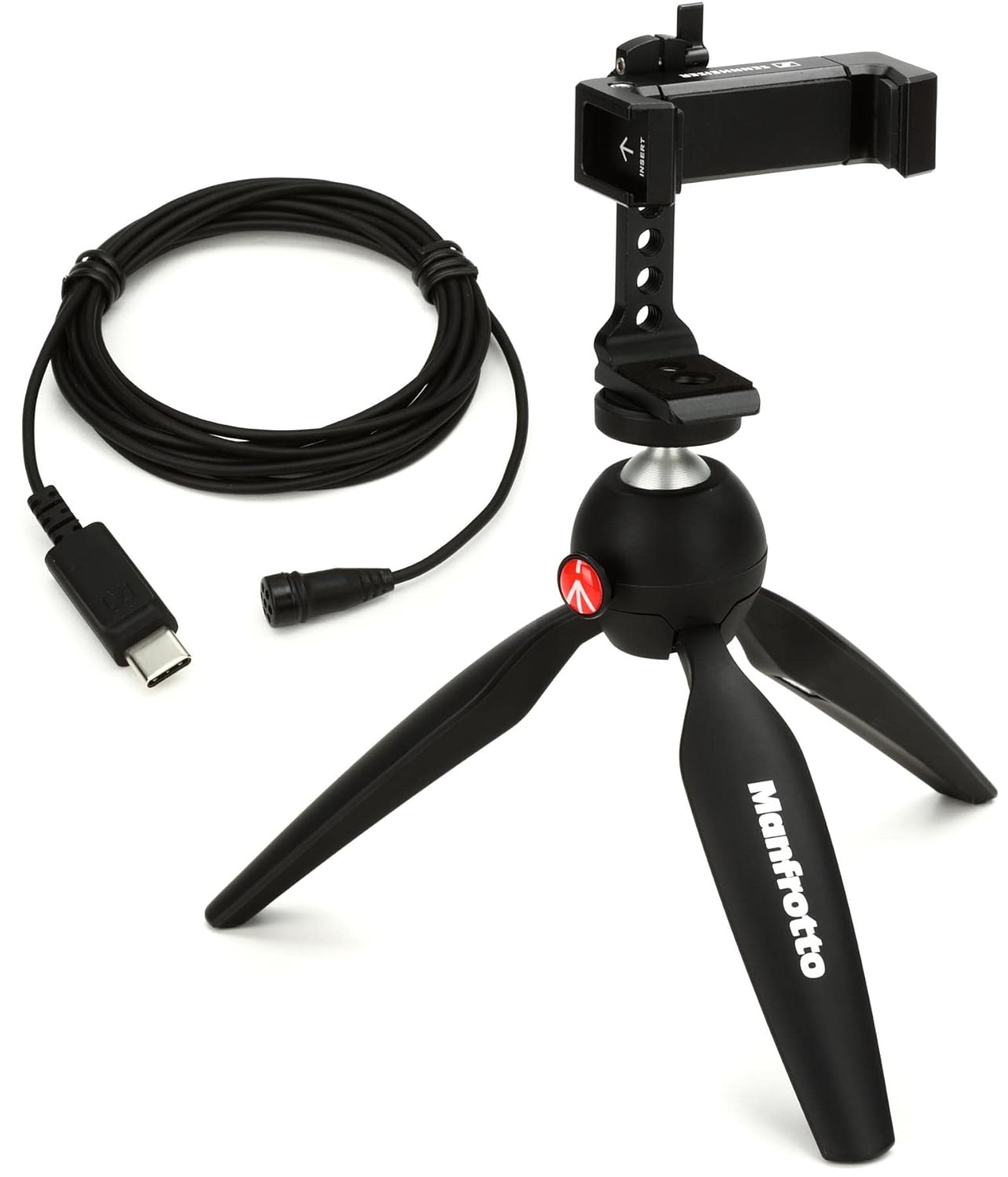 Sennheiser Professional Audio XS lav USB-C Mobile Kit Omnidirectional lavalier microphone (Black). Ideal For For USB-C Mobiles/Computers. For Content creators | Youtube | Vlogging | Home Videos