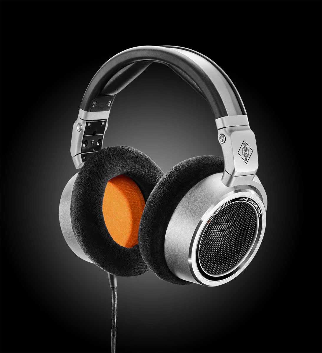 Neumann NDH 30 Open-Back Headphones for Professional Mixing, Mastering, Twitch, YouTube, Podcast, Production, High Definition Music Listening, Titanium, Wired (509111) - Image 2