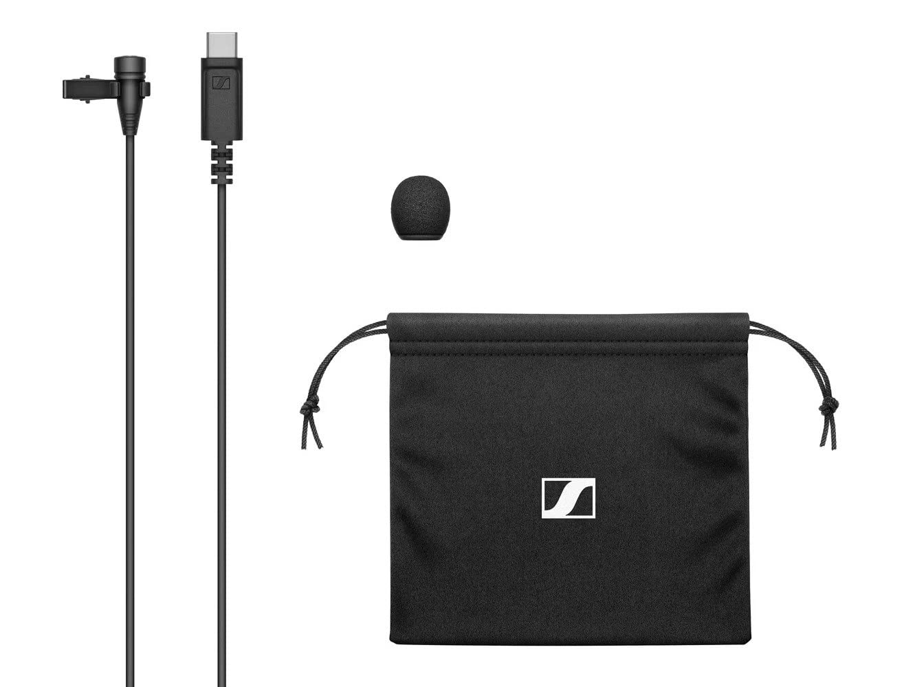 Sennheiser XS Lav USB-C Omnidirectional Lavalier Microphone | Clip-On Mic with USB-C Connector | Ideal for Content Creators, Mobile Journalists, Vlogging, Podcasts & Remote Meetings - Image 4