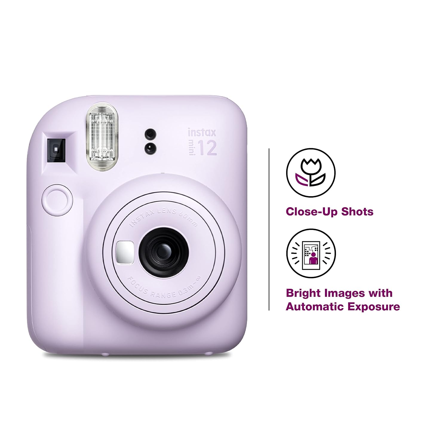 Fujifilm Instax Mini 12 Gift Box with 10 Shots- Purple - Image 2