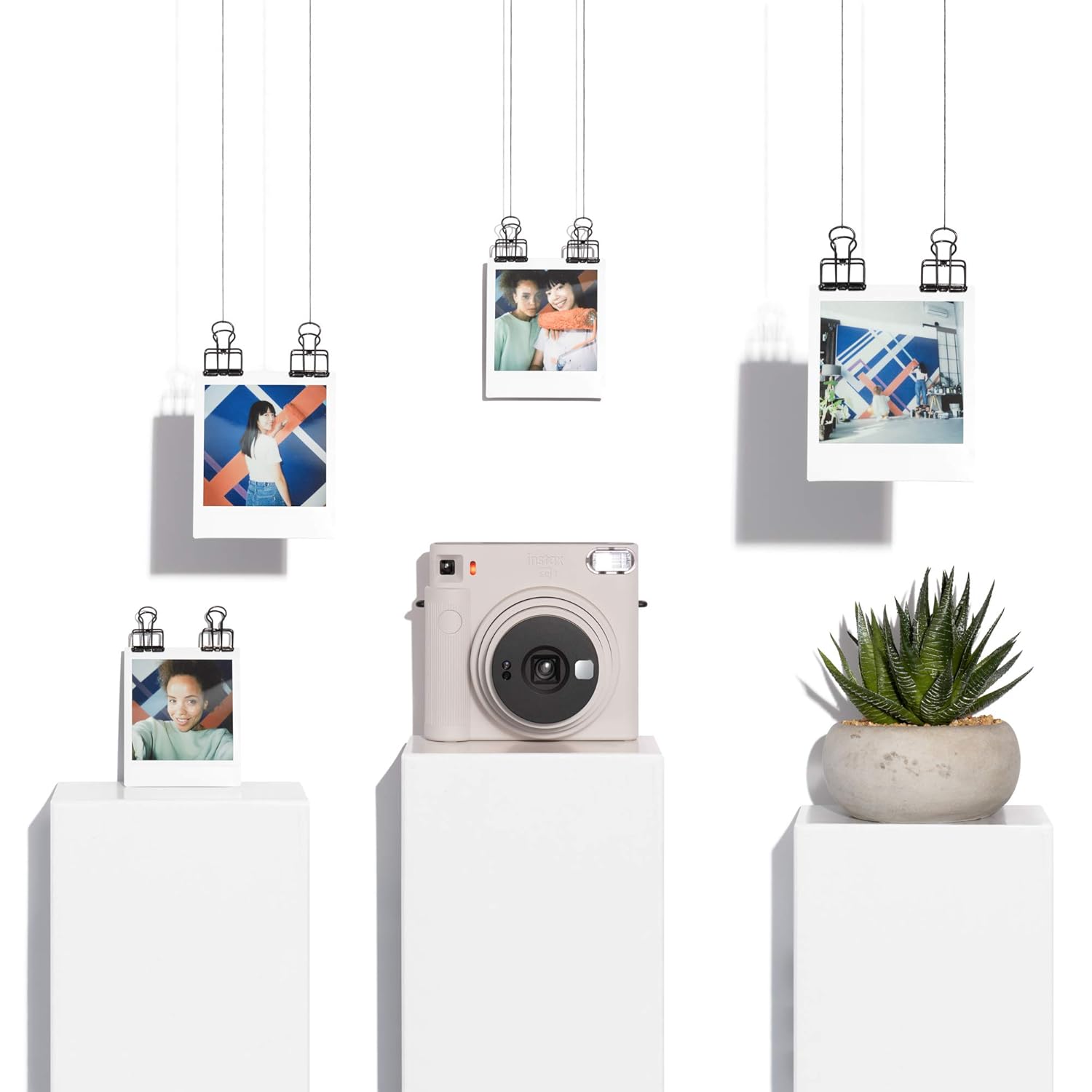 Instax Square SQ1 Instant Camera, Chalk White. - Image 4