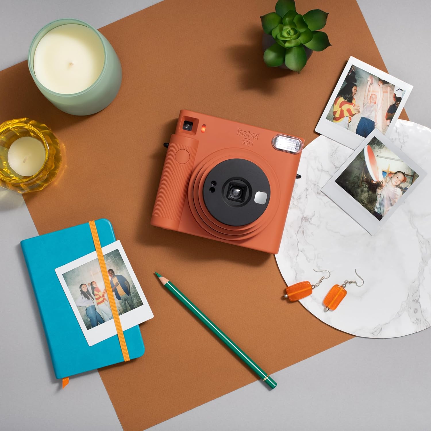 Fujifilm Instax Square SQ1 Camera - Terracotta Orange - Image 4