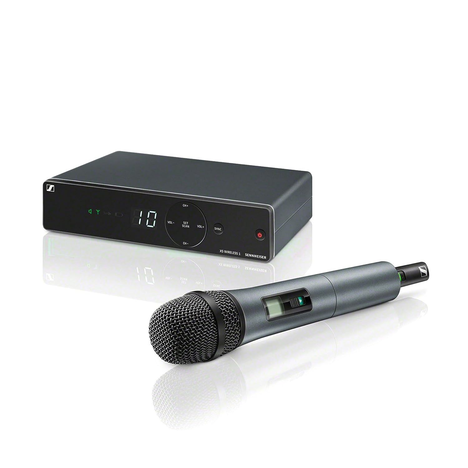 Sennheiser XSW?1-835-A Wireless Vocal Microphone System | Handheld Transmitter with Dynamic e835 Capsule | Up to 10 Compatible Channels | Ideal for Live Stage, Presentation & Performance