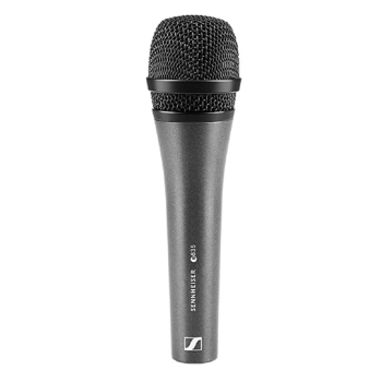 Sennheiser E 835 Cardioid Dynamic Handheld Microphone | Clear & Powerful Vocals | Feedback Rejection | Rugged Metal Body | 40 Hz–16 kHz FR | Ideal for Live Performance, Presentation & Studio Recording