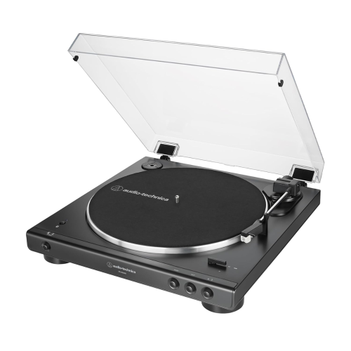 Audio-Technica AT-LP60XBT-BK Fully Automatic Belt-Drive Stereo Bluetooth Turntable, Black