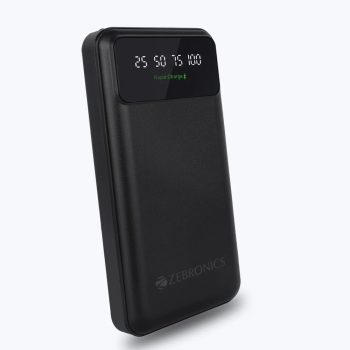 ZEBRONICS Zeb-MB20000R5 Dual USB Output Rapid Charge LED Percentage Display Mobile/Tablet Compatible