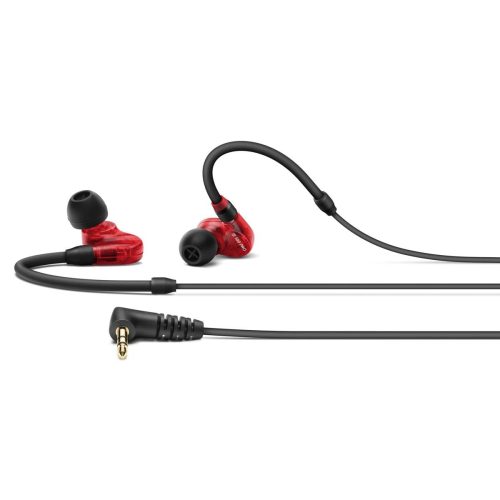 Sennheiser IE 100 Pro Wired in?Ear Monitors | Red | Precision Dynamic Drivers | Detachable Cable | 20 Hz?18 kHz FR | Ideal for Musicians, Live Monitoring, Studio Recording & On?Stage Performances