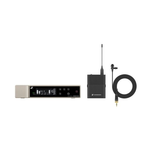 Sennheiser EW-D ME2 Omni Lavalier Set (Q1-6) | Digital UHF Wireless Mic System | Auto-Setup via Smart App | 56 MHz Bandwidth (Up to 90 Ch) | Ideal for Presenters, Stage & Broadcast