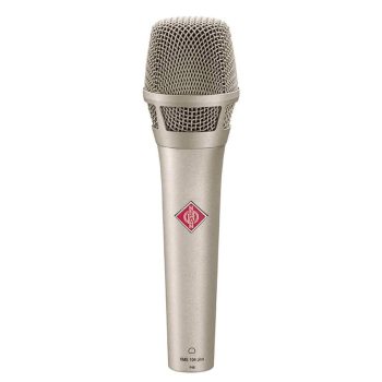 Neumann KMS?104 Handheld Condenser Vocal Microphone |Nickel | Supercardioid Pickup Pattern | 20?Hz?20?kHz FR | High SPL Handling | Perfect for Live Vocal Performances, Studio Recording & Broadcast