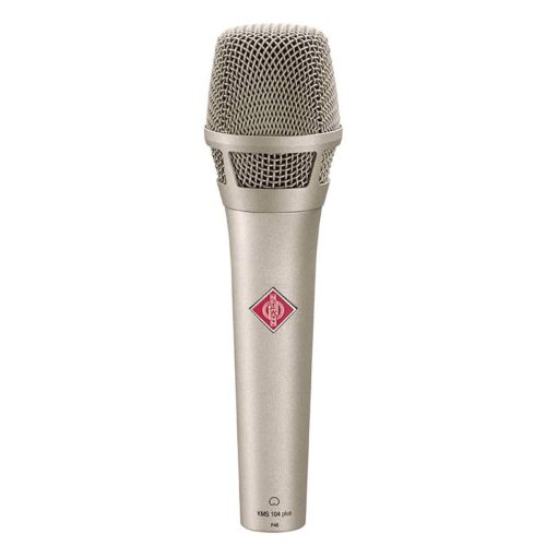Neumann KMS?104 Handheld Condenser Vocal Microphone |Nickel | Supercardioid Pickup Pattern | 20?Hz?20?kHz FR | High SPL Handling | Perfect for Live Vocal Performances, Studio Recording & Broadcast