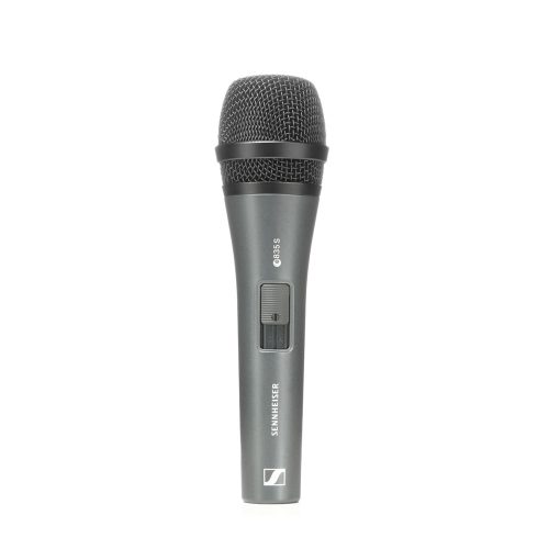 Sennheiser E835?S Dynamic Cardioid Vocal Stage Microphone | On/Off Switch?|?Excellent Feedback Rejection | Rugged Metal Construction | Ideal for Live Performances, Presentations & Studio Recording