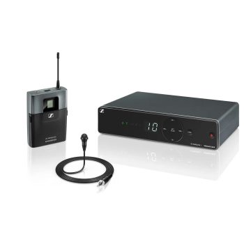 Sennheiser XSW?1-ME2-A Wireless Lavalier Microphone System | Omnidirectional ME?2 Clip-On Mic| Up to 10 Compatible Channels | Ideal for Presenters, Interviews, Conferences & Live Events