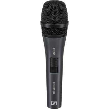 Sennheiser e?845?S Supercardioid Dynamic Vocal Microphone | On/Off Switch?| Excellent Feedback Rejection | Rugged Metal Design?|?Ideal for Live Performances, Presentations & Broadcast