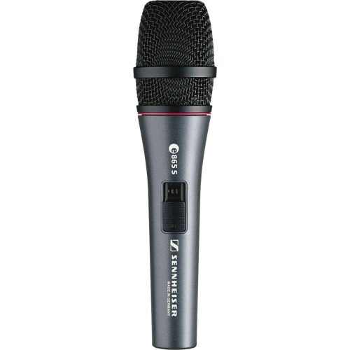 Sennheiser E865S Lead Vocal Condenser Microphone for Vocal Singing, Speech & Pro/Home Recording Studio. Sensitive to every nuances and rugged, ideal for sound reporoduction at home or Live stage