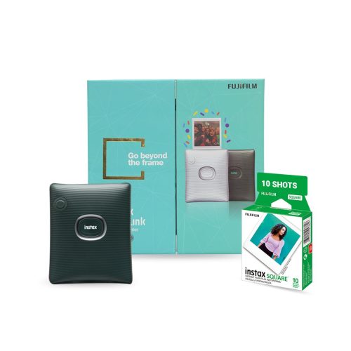 Fujifilm Instax Square Link Starter Kit – Midnight Green