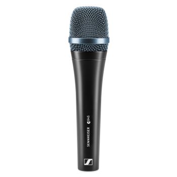 Sennheiser e945 Supercardioid Dynamic Vocal Microphone | High Output | Feedback Rejection | Rugged Metal Body | Uniform Pickup Pattern | Ideal for Live Singing, Touring Musicians & Stage Performers