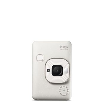 FUJIFILM Instax Mini LiPlay Hybrid Instant Camera (White)