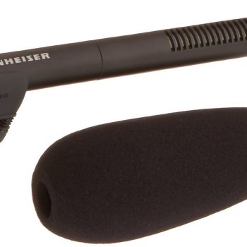 Sennheiser MKE 600 Shotgun Camera Microphone | Phantom & Battery Power | Switchable Filter for Wind Noise Minimisation | Black (505453)