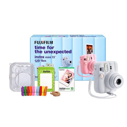 Fujifilm Instax mini 13 Gift Box with 10 Shots of instax mini Instant Film – White