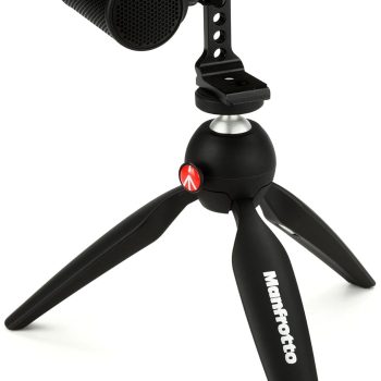 Sennheiser MKE 200 Mobile Kit|Directional On-Camera Condenser Auxiliary Microphone with Smartphone Clamp|Mini Tripod|Built-in Wind Protection|Ideal for Vlogging,Mobile Journalism & Content Creation