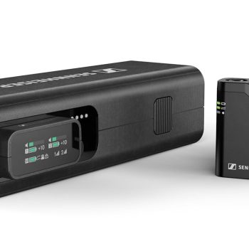 Sennheiser Profile Wireless All-in-One Microphone System (2TX + 1RX) with Multi-Function Charging Bar, Internal Recording & Safety Track, Compatible with iPhone, Android, Camera & Laptop