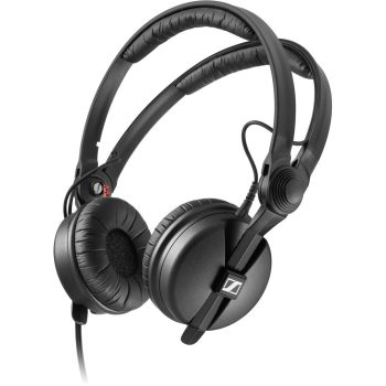 Sennheiser HD 25 Plus Professional DJ Headphones | Dynamic, Closed?Back | Rotatable Ear Cup | Includes Spare Earpads | Straight/Coiled Cables | Ideal for DJ Mixing, Live Monitoring, Studio Work