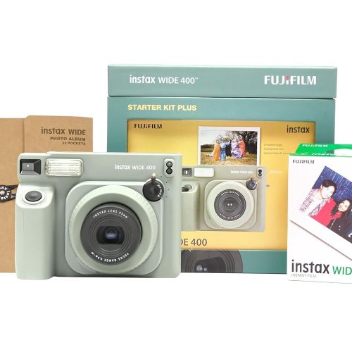 Fujifilm Instax Wide 400 Starter Kit Plus Green – 20 Shots