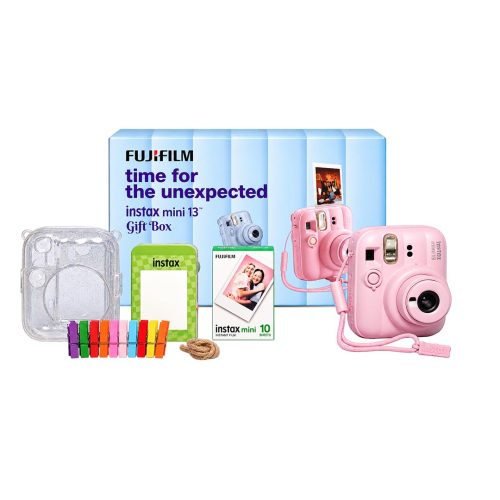 Fujifilm Instax mini 13 Gift Box with 10 Shots of instax mini Instant Film – Pink