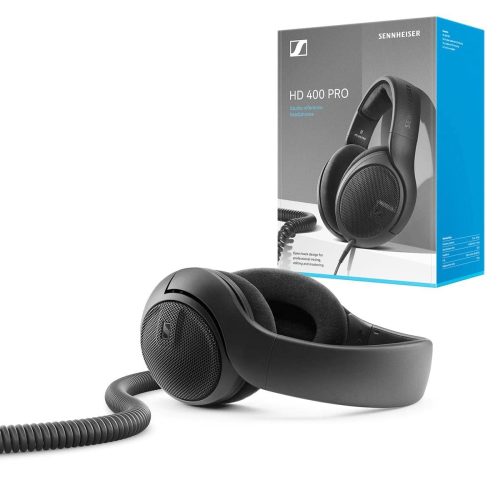 Sennheiser HD?400?PRO Open?Back Professional Studio Headphones?|?Dynamic | Lightweight | Neutral Sound | Detachable Cable | 6.3?mm Adapter | Ideal for Mixing, Mastering, Monitoring & Music Production