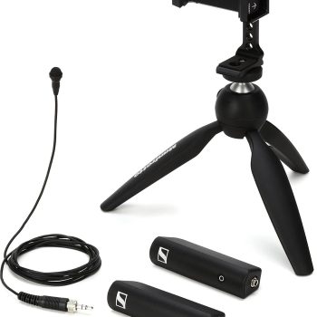 Sennheiser XSW-D Lavalier Set Wireless Microphone System | Omnidirectional ME2-II Lavalier Mic | One-Touch Ease of Use | 75m Range | Ideal for Interviews, Filmmaking & Mobile Content Creation