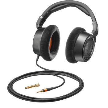 Neumann NDH 30 Open-Back Reference Headphones Black Edition | Linear Response | 12Hz?34kHz | Exceptional Spatial Accuracy | Ideal for Mixing, Mastering, Critical Listening & Professional Studio Use
