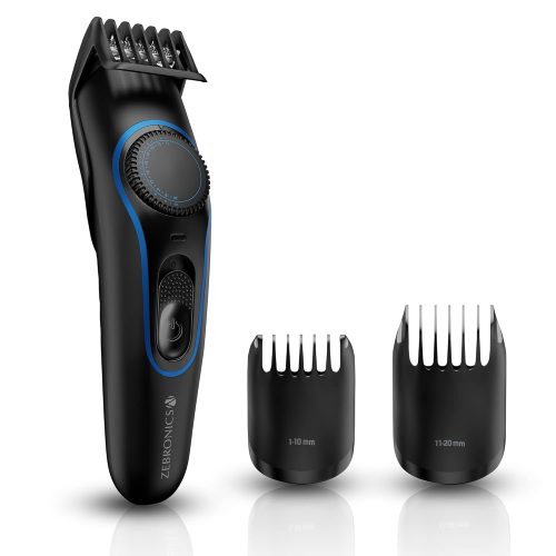 ZEBRONICS HT100, Cordless Trimmer, 45 mins Runtime, Type C, Washable Blade & Attachments, 20 Adjustments, Secure Lock, Skin friendly, Stainless Steel blades (Black)