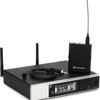Sennheiser EW-D ME4 Digital UHF Wireless Lavalier System | Cardioid ME 4 Mic for Feedback Rejection | Auto-Setup via Smart App | 56 MHz Bandwidth | Ideal for Presenters, Stage & Broadcast